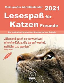 Abreißkalender Katzenfreunde 2021