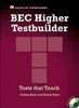 BEC Higher Testbuilder with Answer Key and Audio CDs: Student Book Pack