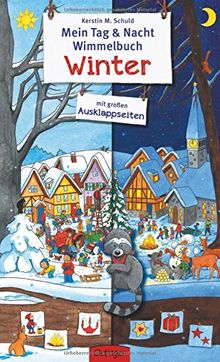 Mein Tag & Nacht Wimmelbuch Winter