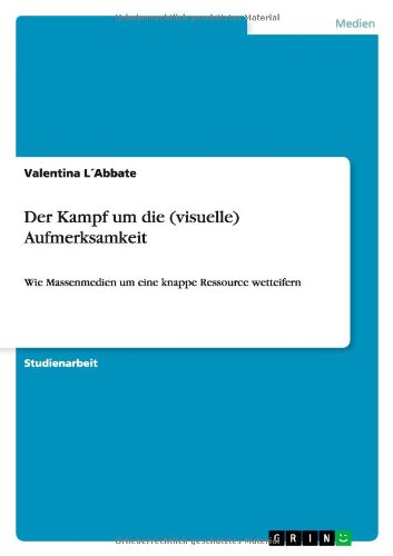 Der Kampf um die (visuelle) Aufmerksamkeit: Wie Massenmedien um eine knappe Ressource wetteifern