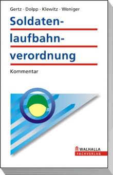 Soldatenlaufbahnverordnung