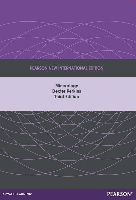Dexter Perkins Mineralogy, Pearson New International Edition