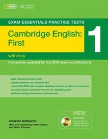 Exam Essentials: Cambridge First Practice Tests 1 W/O Key + DVD-ROM