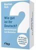 Wie gut ist Ihr Deutsch? - Das Kartenspiel zum Bestseller (Spiel)