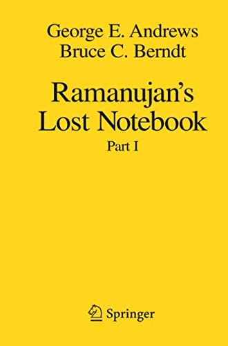 Ramanujan's Lost Notebook: Part I