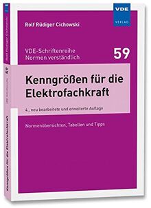 Kenngrößen für die Elektrofachkraft: Normenübersichten, Tabellen und Tipps (VDE-Schriftenreihe - Normen verständlich Bd. 59)