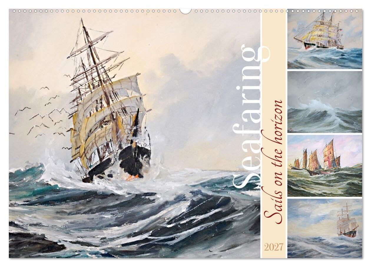 Sails on the Horizon (Wall Calendar 2027 DIN A2 landscape), CALVENDO 12 Month Wall Calendar