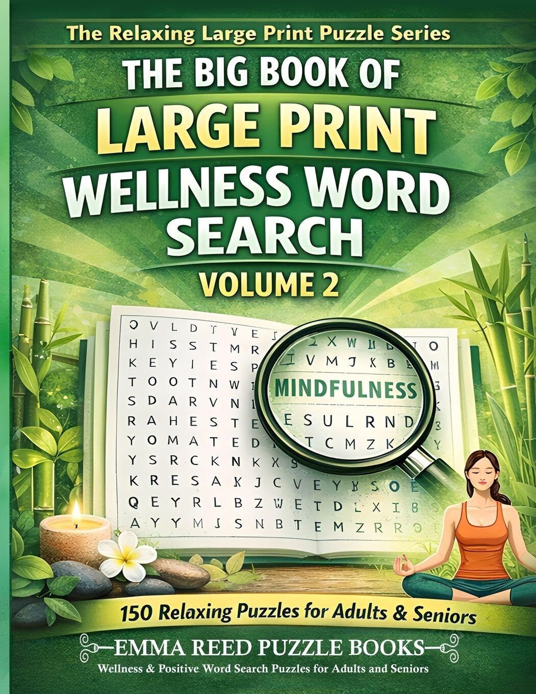Wellness & Positive Word Search Puzzles for Adults and Seniors