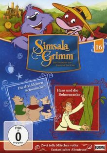 Simsala Grimm 16 - Die drei kleinen Schweinchen/Hans und die Bohnenranke | DVD | Zustand sehr gut