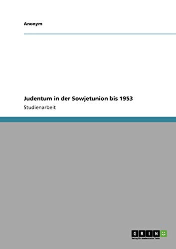 Judentum in der Sowjetunion bis 1953