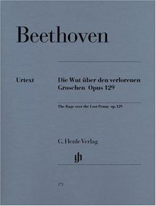 Die Wut über den verlorenen Groschen op. 129. Klavier