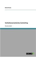 Verhaltensorientiertes Controlling