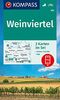 KOMPASS Wanderkarten-Set 204 Weinviertel (2 Karten) 1:50.000: inklusive Karte zur offline Verwendung in der KOMPASS-App. Fahrradfahren.