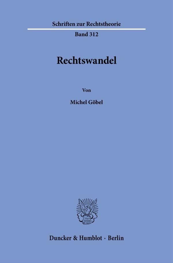 Rechtswandel (Schriften zur Rechtstheorie)