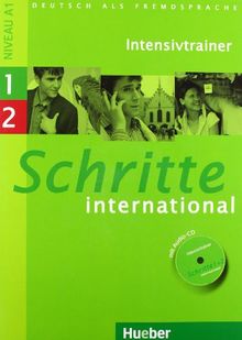 Schritte international 1+2: Deutsch als Fremdsprache / Intensivtrainer mit Audio-CD zu Band 1 und 2