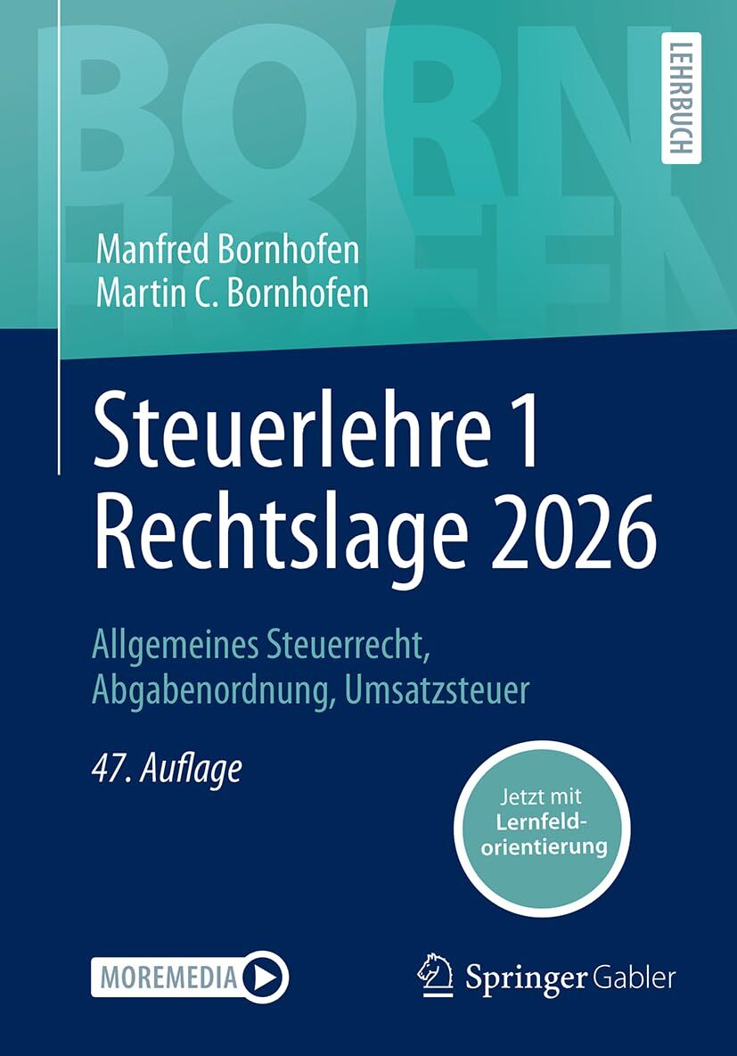 Steuerlehre 1 Rechtslage 2026