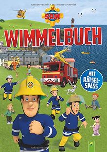 Feuerwehrmann Sam Wimmelbuch: Mit Rätselspaß | Buch | Zustand akzeptabel