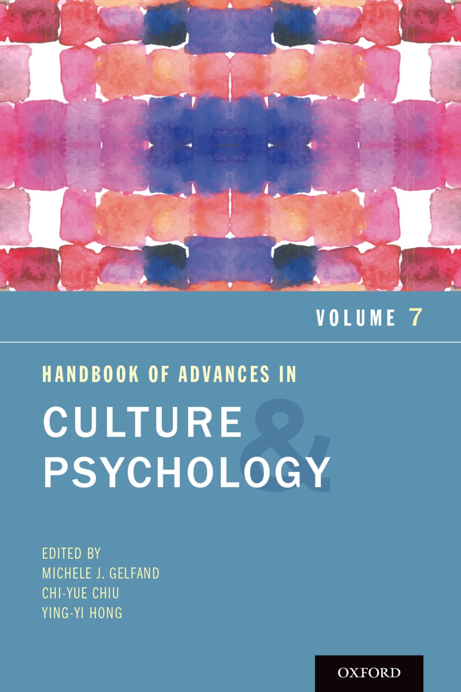 HANDBOOK OF ADVANCES IN CULTURE AND PSYCHOLOGY