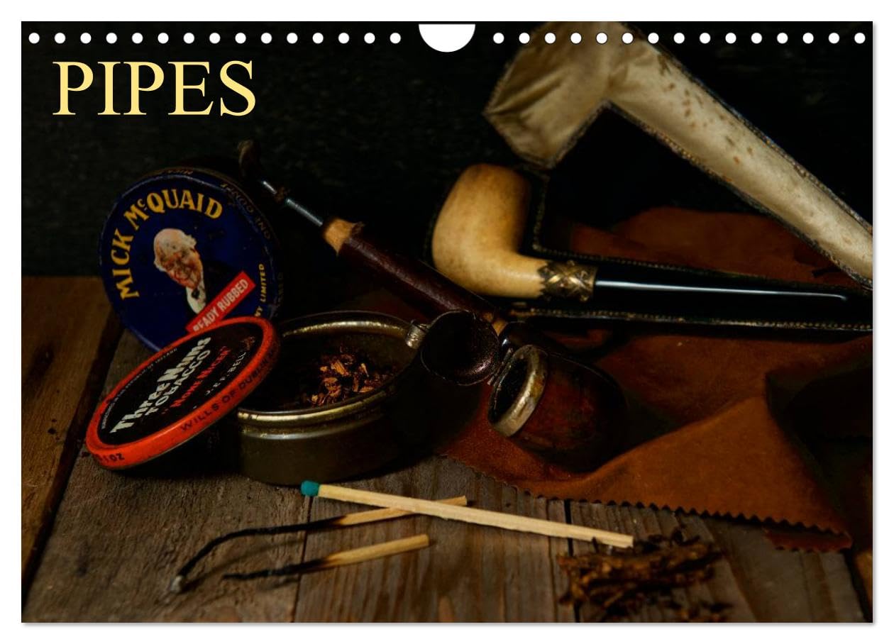 Pipes (Wall Calendar 2026 DIN A4 landscape), CALVENDO 12 Month Wall Calendar: A selection of various pipes and tobaccos quite vintage style
