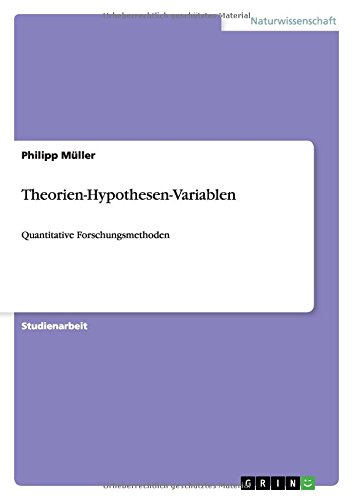 Theorien-Hypothesen-Variablen: Quantitative Forschungsmethoden