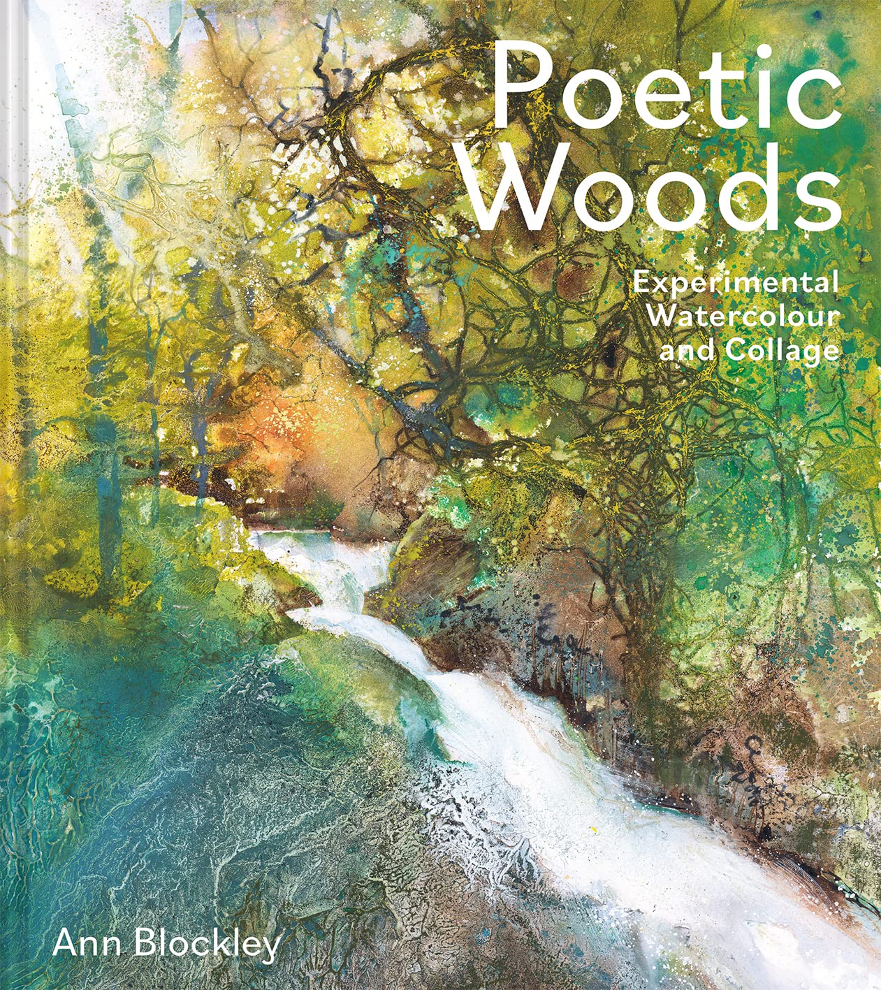 Ann Blockley Poetic Woods, Experimental Watercolour And Collage
