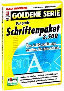 Das große Schriftenpaket 2.500