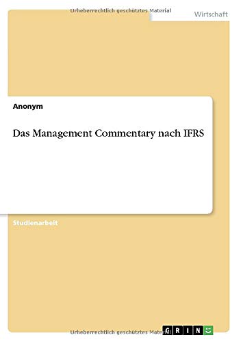 Das Management Commentary nach IFRS