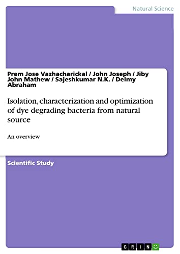 Isolation, characterization and optimization of dye degrading bacteria from natural source: An overview