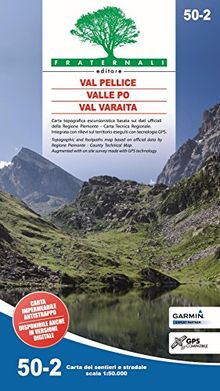 Val Pellice - Valle Po - Val Varaita 1 : 50 000