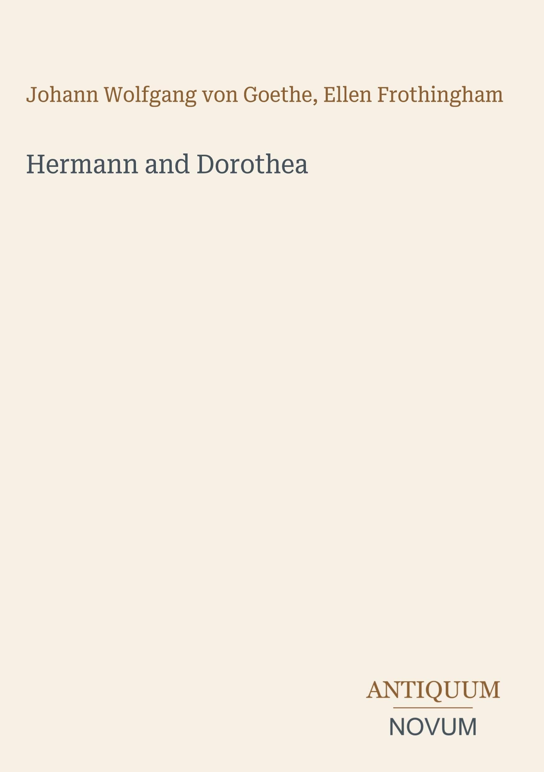 Hermann and Dorothea