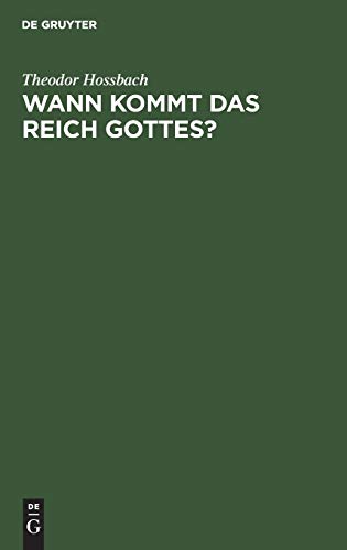 Wann kommt das Reich Gottes?: Präsentationspredigt über Ev. Luca Cap. 17, 20–21 gehalten in der Neuen Kirche zu Berlin am 7. November 1880