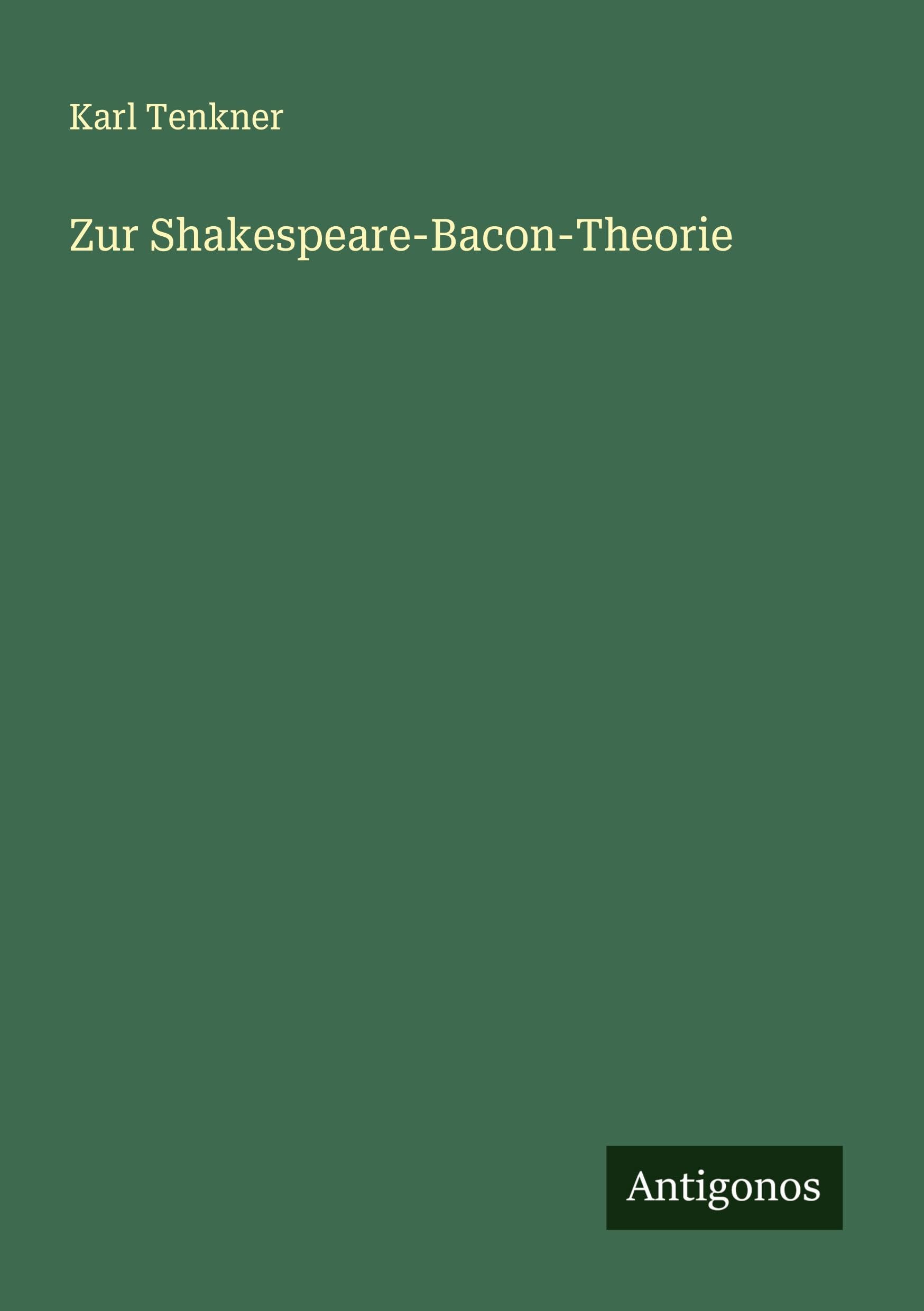 Zur Shakespeare-Bacon-Theorie