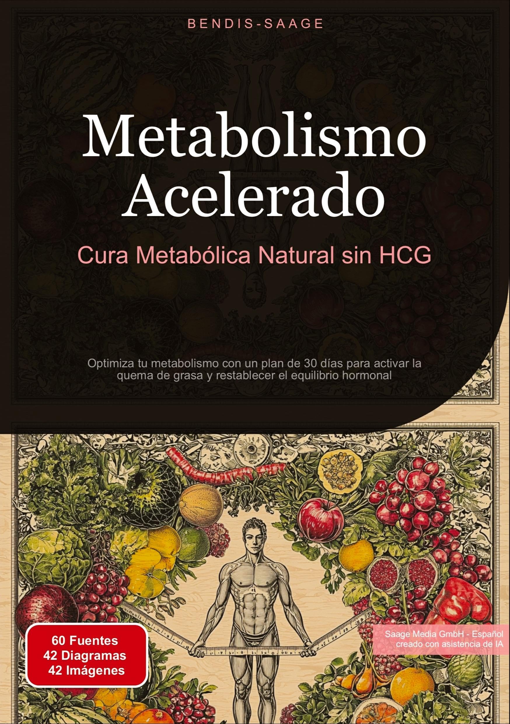 Metabolismo Acelerado: Cura Metabólica Natural sin HCG: Optimiza tu metabolismo con un plan de 30 días para activar la quema de grasa y restablecer el equilibrio hormonal