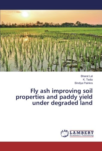 Fly ash improving soil properties and paddy yield under degraded land