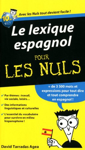 Le Lexique Espagnol Pour Les Nuls