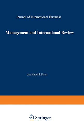 Management International Review (mir Special Issue)