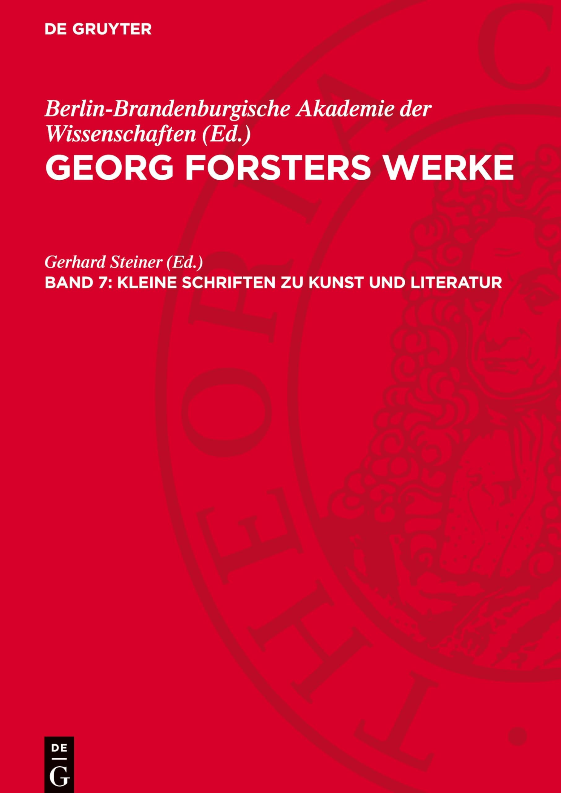 Kleine Schriften zu Kunst und Literatur: Sakontala (Georg Forsters Werke)