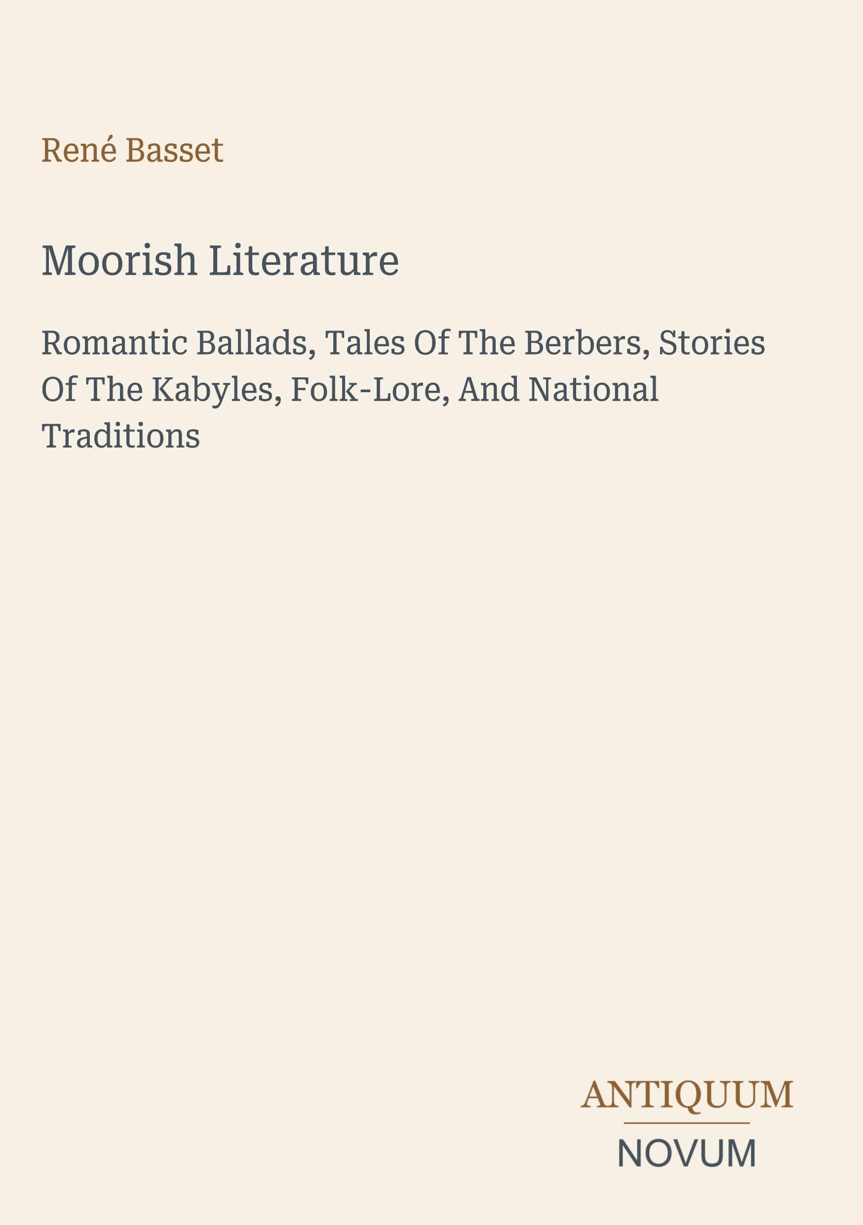 Moorish Literature