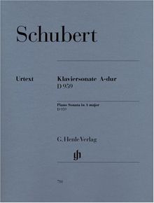 Sonate A-dur D 959. Klavier