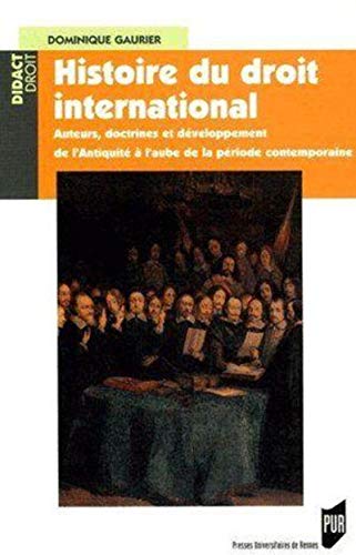 Histoire Du Droit International (didact Droit)