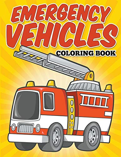 Avon Coloring Books Emergency Vehicles Coloring Book, Kids Coloring Books