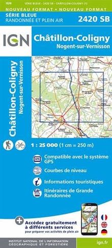 Châtillon-Coligny-Nogent-sur-Vernisson 1:25 000
