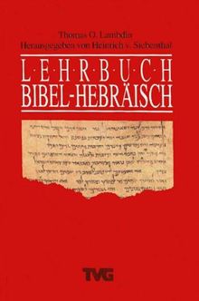 Lehrbuch Bibel-Hebräisch. (Lernmaterialien) Von Lambdin, Thomas O.