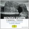 Mendelssohn: 5 Sinfonien / 7 Ouvertüren
