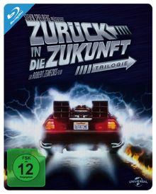 Zurück in die Zukunft 1-3 Trilogie - Limited Steelbook Collection [Blu-ray] von Robert Zemeckis | DVD | Zustand sehr gut