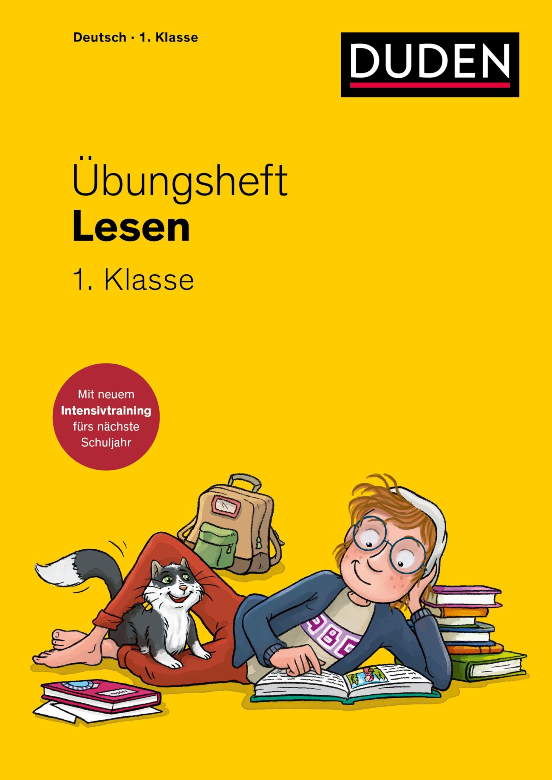 Übungsheft - Lesen 1. Klasse: Mit neuem Intensivtraining, Stickern und Lernerfolgskarten