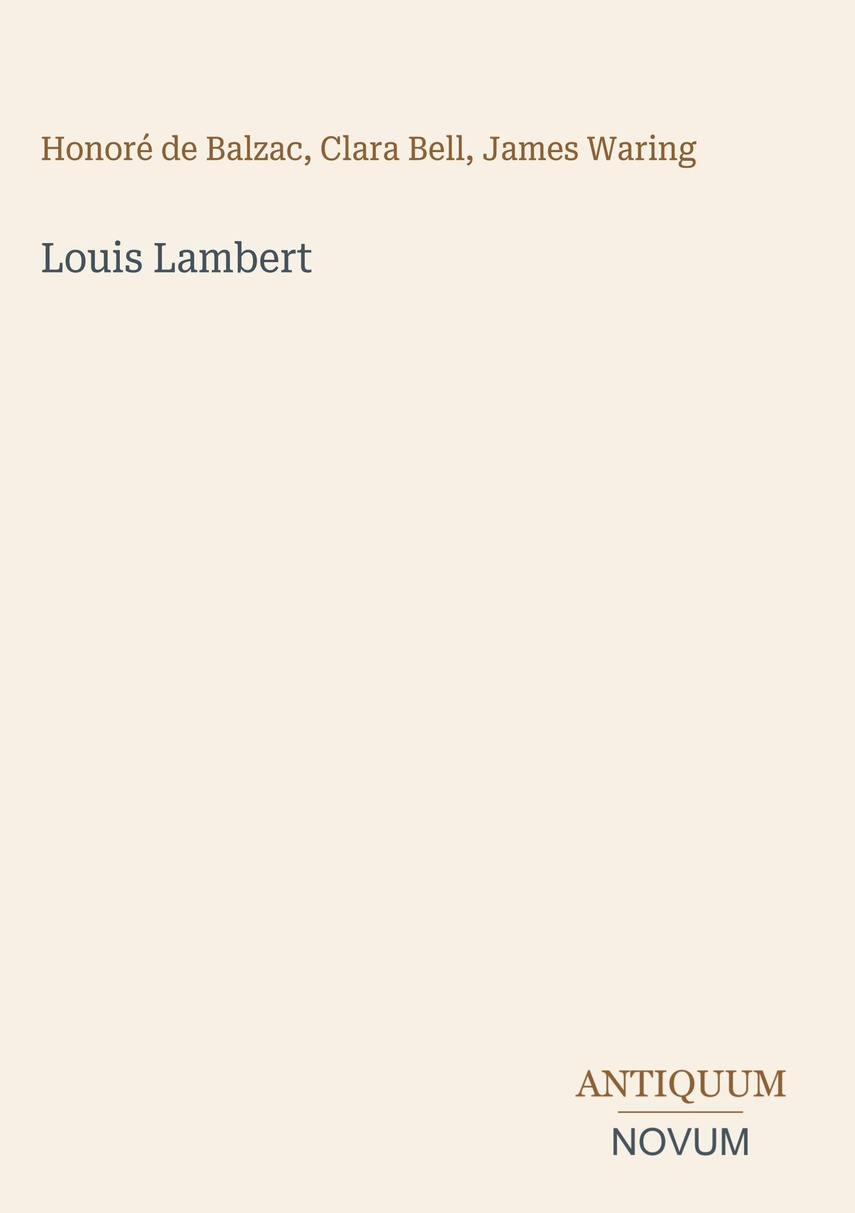 Louis Lambert