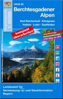 UK 50-55 Berchtesgadener Alpen 1 : 50 000 von Bayerisches Landesvermessungsamt | Buch | Zustand gut