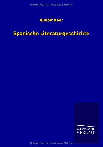 Spanische Literaturgeschichte