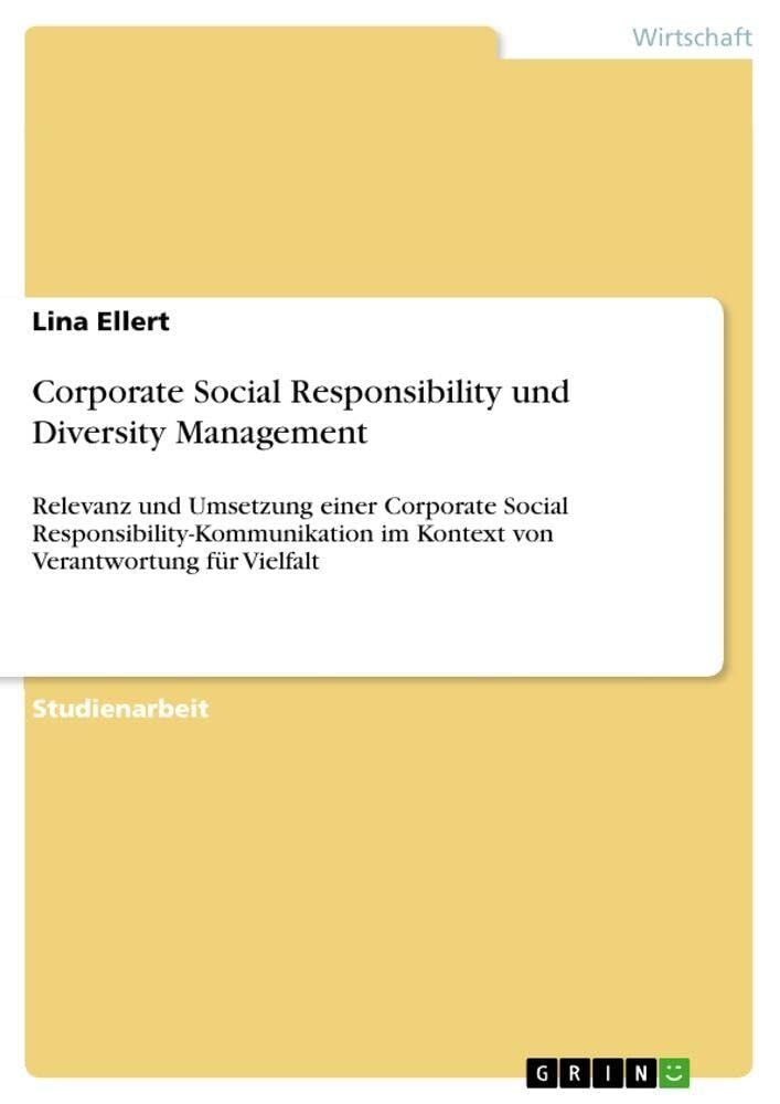 Corporate Social Responsibility und Diversity Management